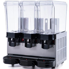 Samixir 60.SSMI Classic Triple Cold Drink Dispenser, 20+20+20 Lt, 2 Fountain and 1 Mixer, Inox - 2