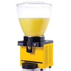 Samixir M40 Panoramic Cold Beverage Dispenser, 40 Lt, Mixer, Yellow, Digital - 1