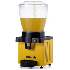 Samixir S22 Panoramik Soğuk İçecek Dispenseri, 22 Lt, Fıskiyeli, Sarı - 1