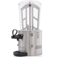 Samixir SC10 Panoramic Hot Chocolate and Salep Machine, 10 Lt, with Mixer, Inox - 3