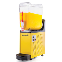 Samixir Slush12 Slush Mono Icy and Cold Drink Dispenser, 12 lt, Yellow - 1