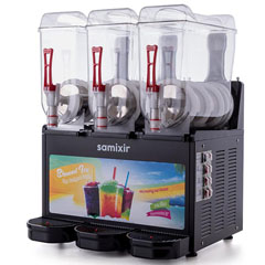 Samixir Slush36 Triple Allure Iced and Cold Beverage Dispenser, 12+12+12 lt, Black - 2