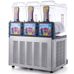 Samixir Slush36 Triple Allure Icy and Cold Drink Dispenser, 12+12+12 lt, Inox - 3