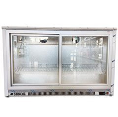 Senox 2-Door, Sliding Underbar Bottle Cooler, Extra Long Model 135x50.5x85 cm - 1