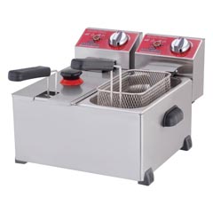 Silverinox Electric Fryer, 3+3 Litre - 1