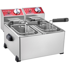 Silverinox Electric Fryer, 3+3 Litre - 2