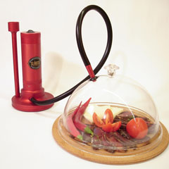 Slainte Fast Smoking Machine Red, Glass Jar and 2 Spare Sawdust - 2