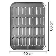 Sofuoğlu Sandwich Bread Tray, 10 Holes, 40x60 cm, 60 g - 2