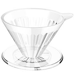 Timemore Crystal Eye 01 V60 Dripper, Plastic, 2 Cup - 1