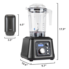 Tribest Dynapro Vacuum Blender, 2.5 hp, 1865W - 3