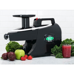 Tribest GSE-5000-F-White Greenstar Elite Cold Press Fruit and Vegetable Juicer - 7