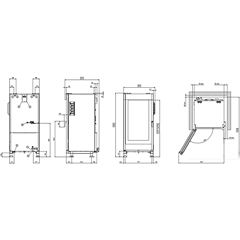 Unox Cheflux Electric Convection Oven, 20 GN 1/1, XV 1093 - 4