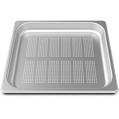 Unox Perforated Stainless Steel Pan, GN 2/3, 4 cm, TG710 - 1