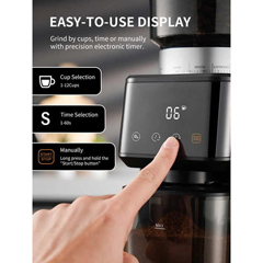 Vosco Barista Type Coffee Grinder, Digital - 2