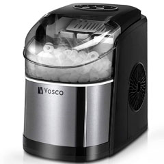 Vosco Ice Maker 12 Kg Countertop, Black - 1