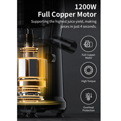 Vosco Katı Meyve Sıkacağı 1200W 1.2 Litre - 4