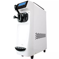 Vosco Set Üstü Soft Ice Cream Machine, White - 1