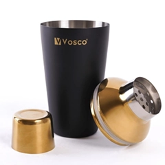 Vosco VSCG-3 Bar Set, 3 Pieces, Stainless Steel, Gold - 3