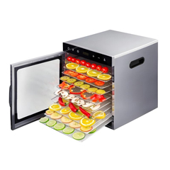 Wartmann WM-2110-DH Fruit and Vegetable Dehydrator, Stainless Steel - 1