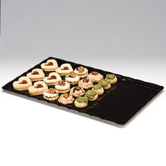 Zicco Chocolate Display Tray, Polycarbonate, 25x40 cm, Transparent - 3